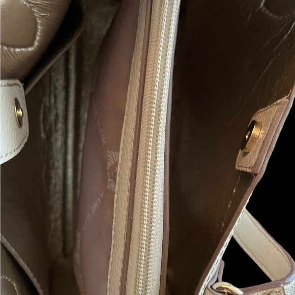 Anne Klein Blake Pop Satchel Women’s Handbag Purse Removable Crossbody Strap - Picture 4 of 8